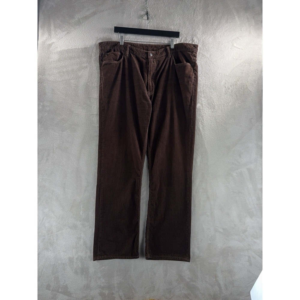 Polo Ralph Lauren Corduroy Pants Mens Size 42x32 Brown Wide Wale Preppy